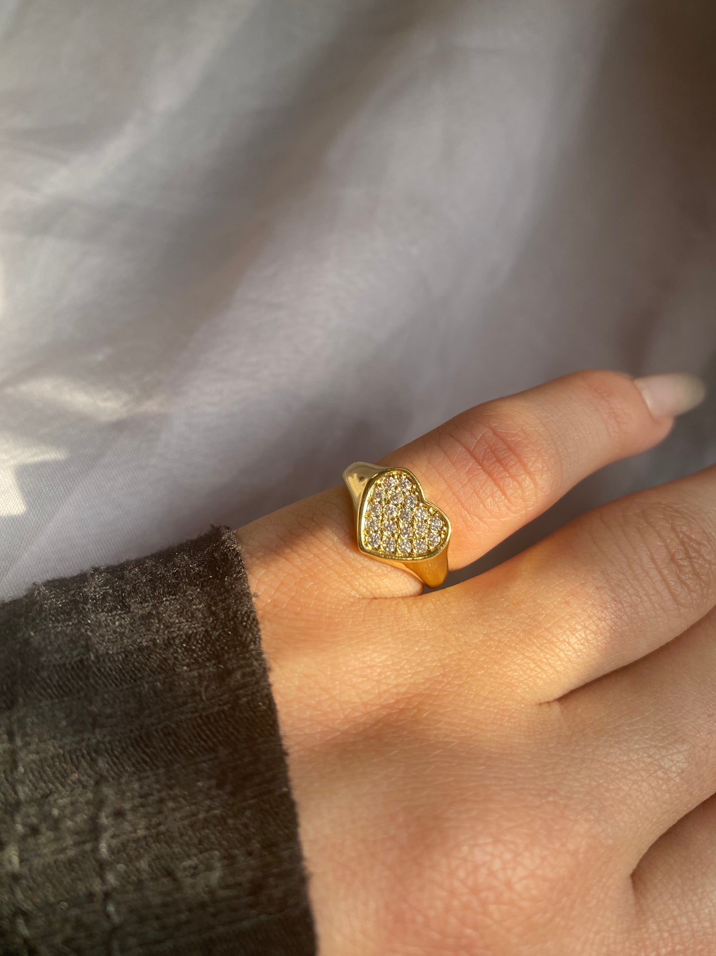 Gold Plated Pinky Ring