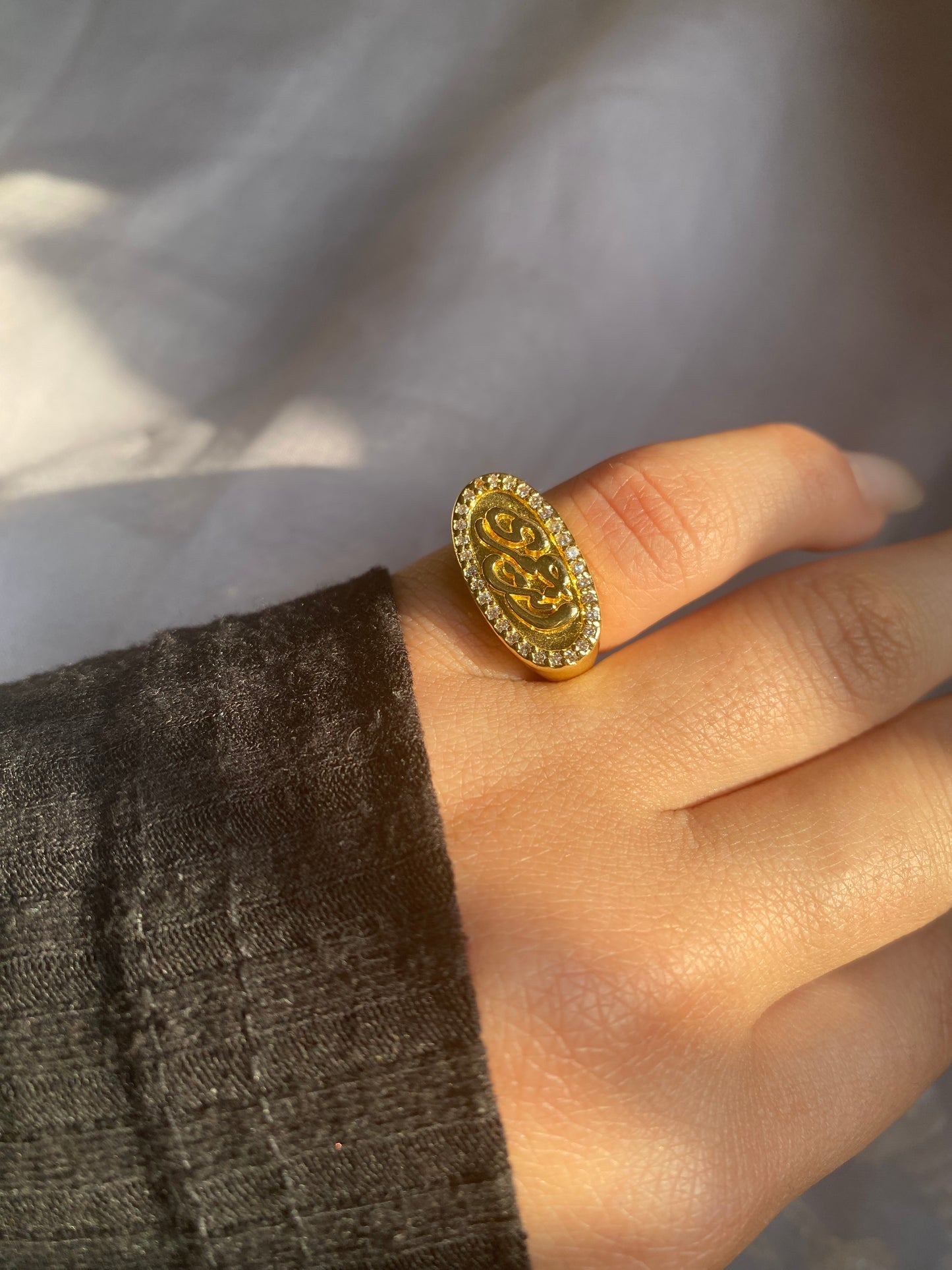 Gold Plated Pinky Ring