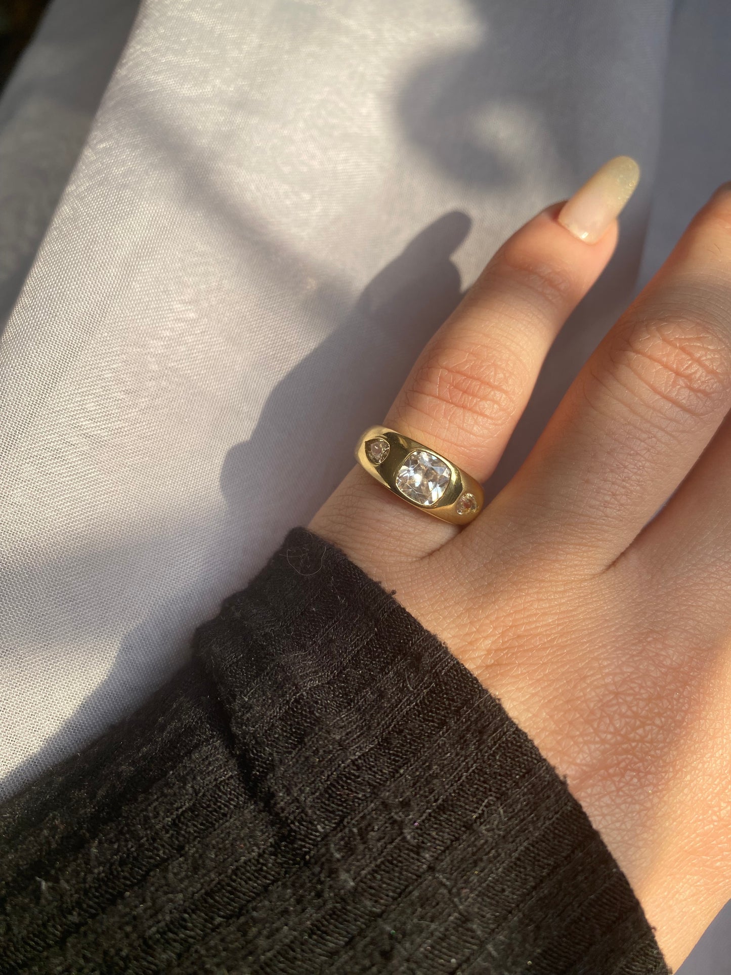Gold Plated Pinky Ring