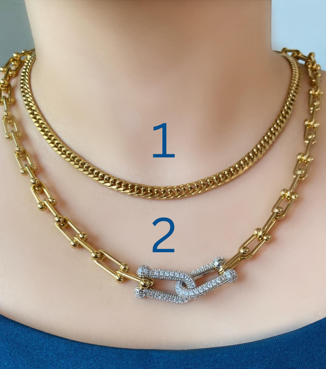 Stainless Golden Necklace