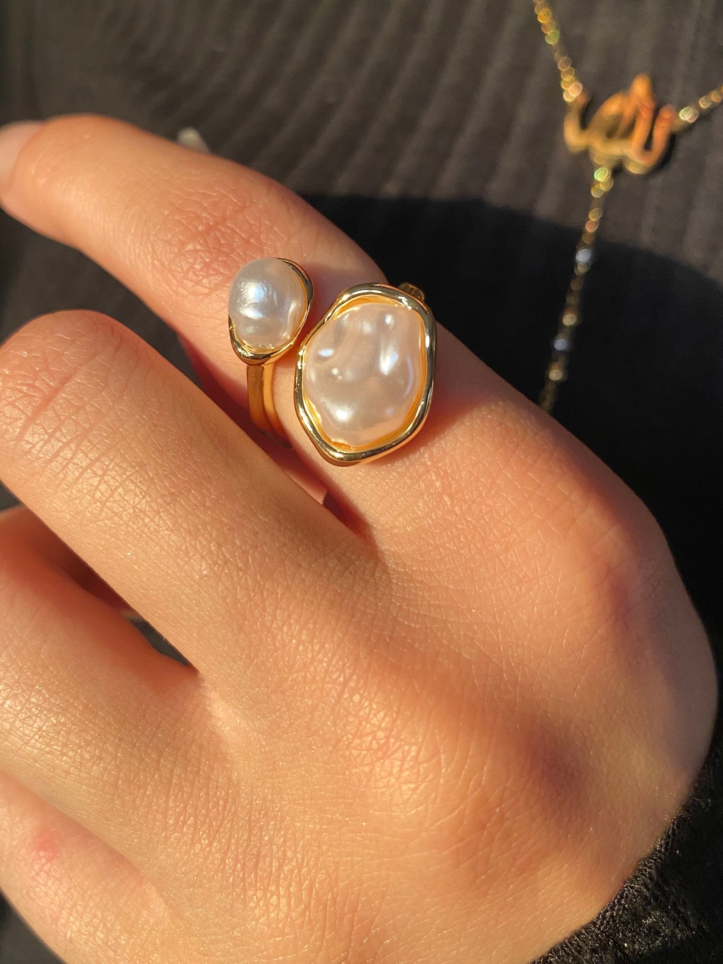 Gold plated ring