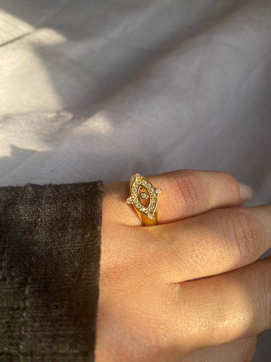 Gold Plated Pinky Ring