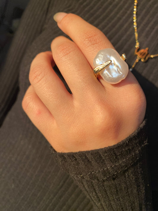 Gold plated ring
