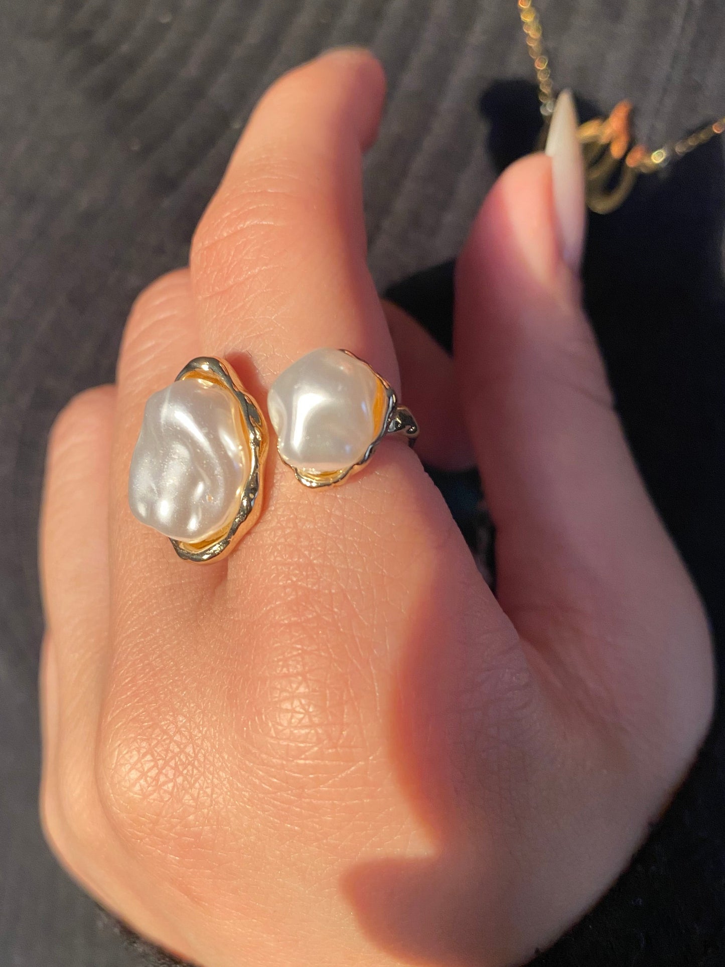 Gold plated ring