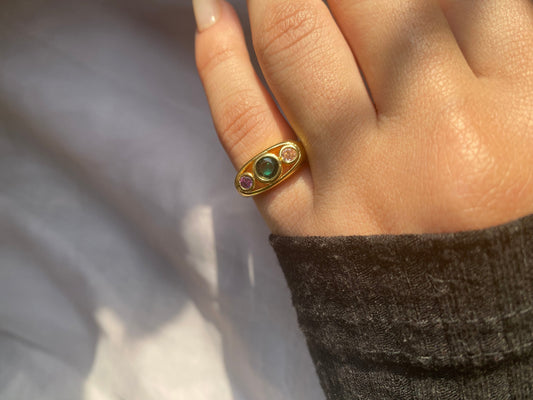 Gold Plated Pinky Ring