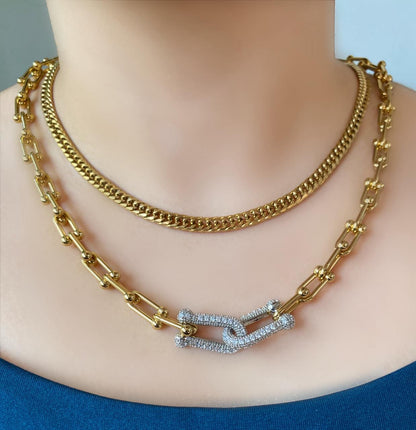 Stainless Golden Necklace