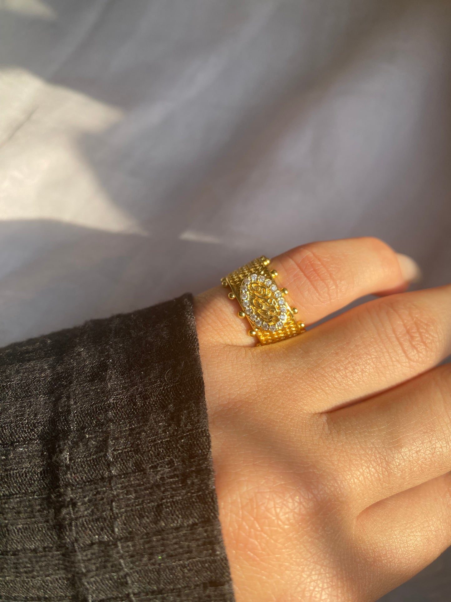 Gold Plated Pinky Ring