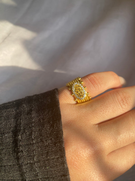 Gold Plated Pinky Ring