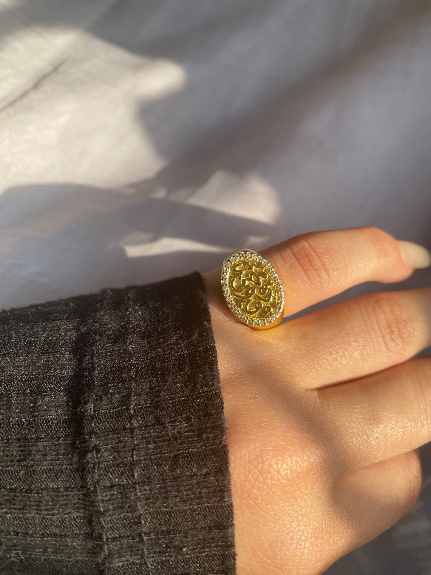 Gold Plated Pinky Ring